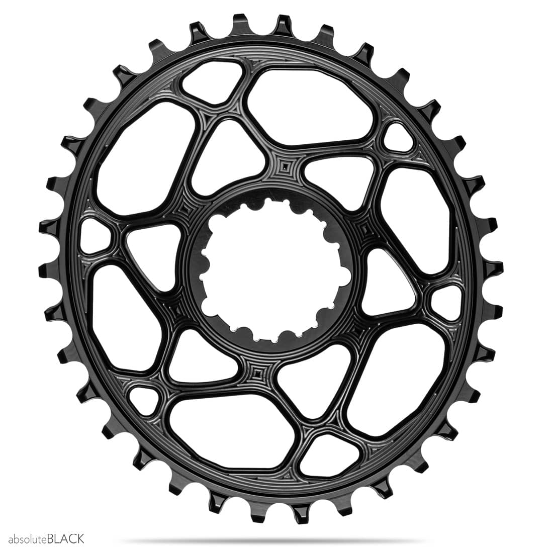 absoluteBLACK Oval traction chainring for Sram DUB cranks absoluteBLACK Oval traction chainring for Sram DUB cranks