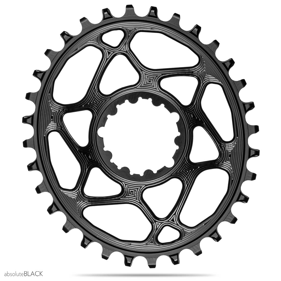 absoluteBLACK Oval traction chainring for Sram DUB cranks absoluteBLACK Oval traction chainring for Sram DUB cranks