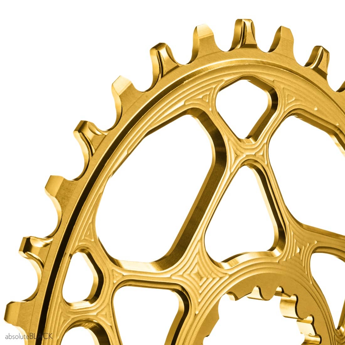 absoluteBLACK Oval traction chainring for Sram DUB cranks absoluteBLACK Oval traction chainring for Sram DUB cranks