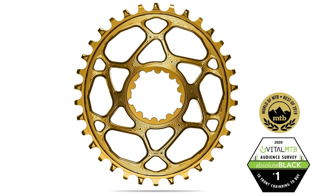 absoluteBLACK Oval traction chainring for Sram DUB cranks absoluteBLACK Oval traction chainring for Sram DUB cranks