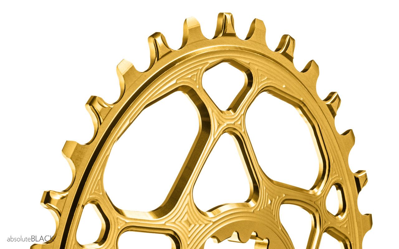 absoluteBLACK Oval traction chainring for Sram DUB cranks absoluteBLACK Oval traction chainring for Sram DUB cranks