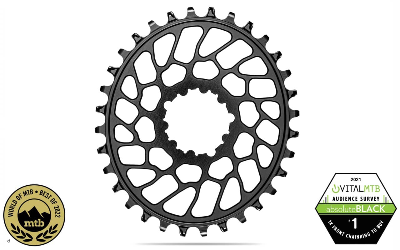 oval Super boost traction chainring for sram cranks absoluteblack oval Super boost traction direct mount chainring for sram cranks