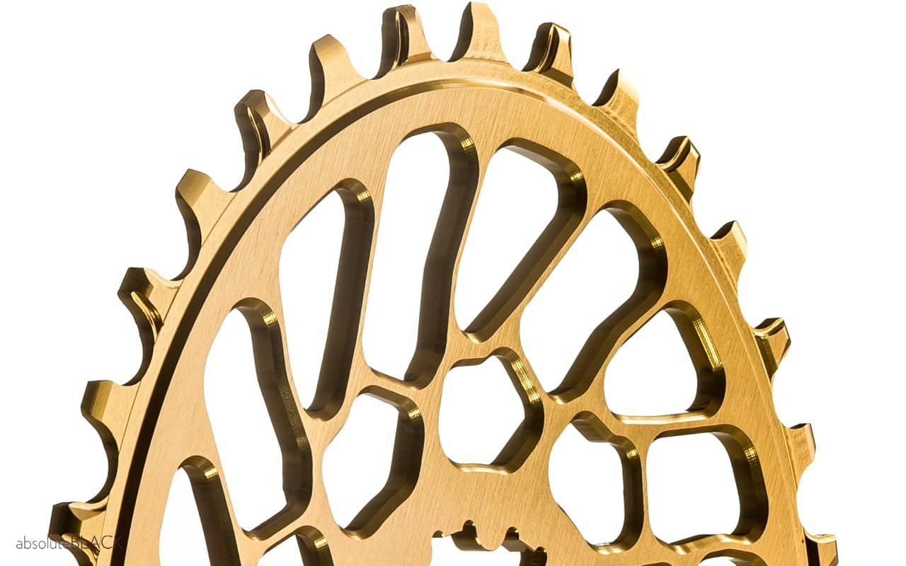 oval Super boost traction chainring for sram cranks absoluteblack oval Super boost traction direct mount chainring for sram cranks