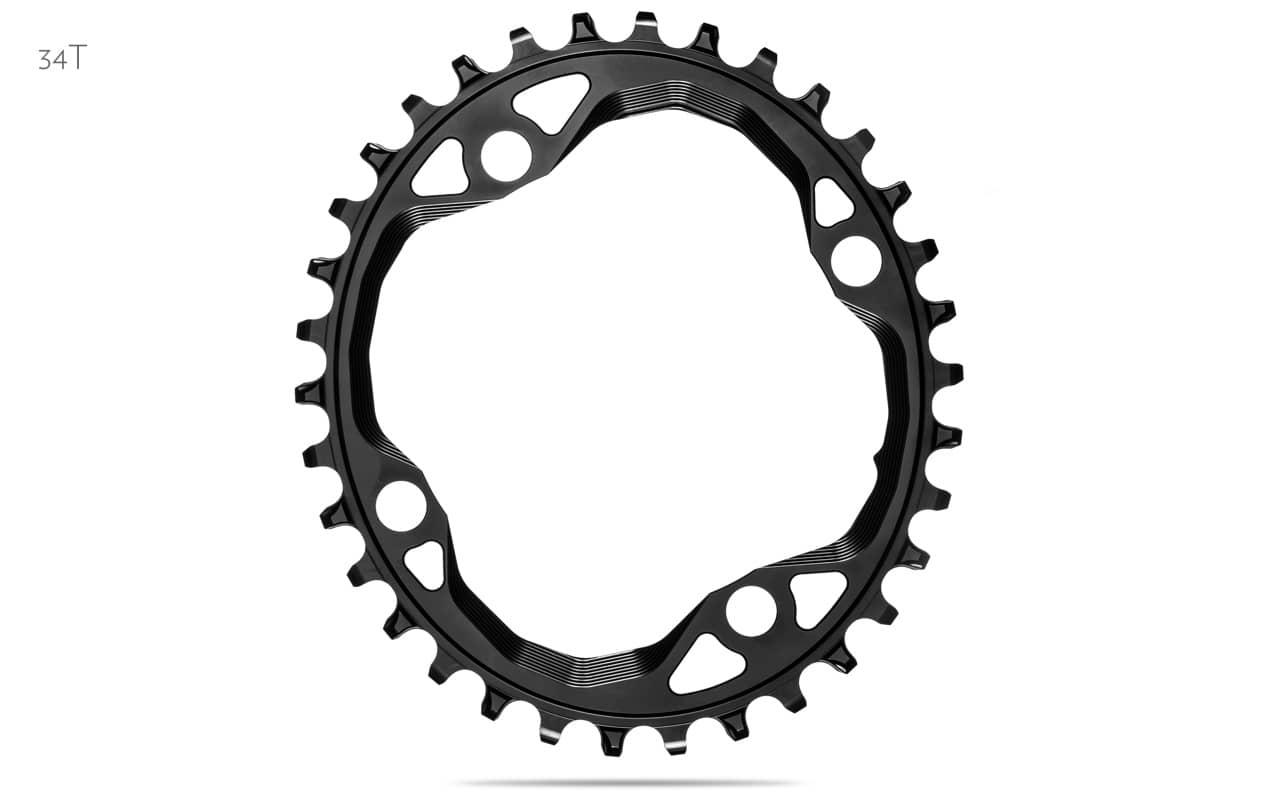 absoluteblack OVAL 104 & 64BCD traction chainring absoluteblack OVAL 104 & 64BCD traction chainring