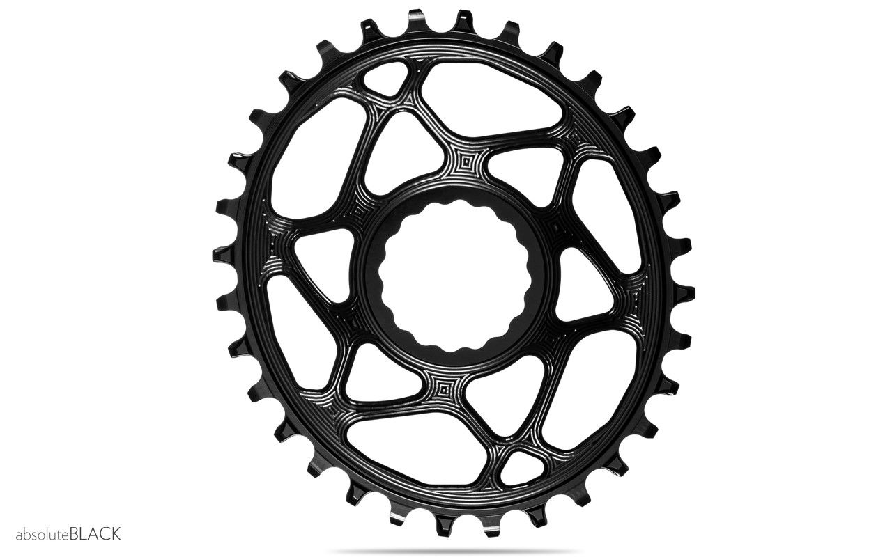 absoluteblack OVAL cinch traction chainring, narrow wide direct mount for Race Face absoluteblack OVAL cinch traction chainring, narrow wide direct mount for Race Face