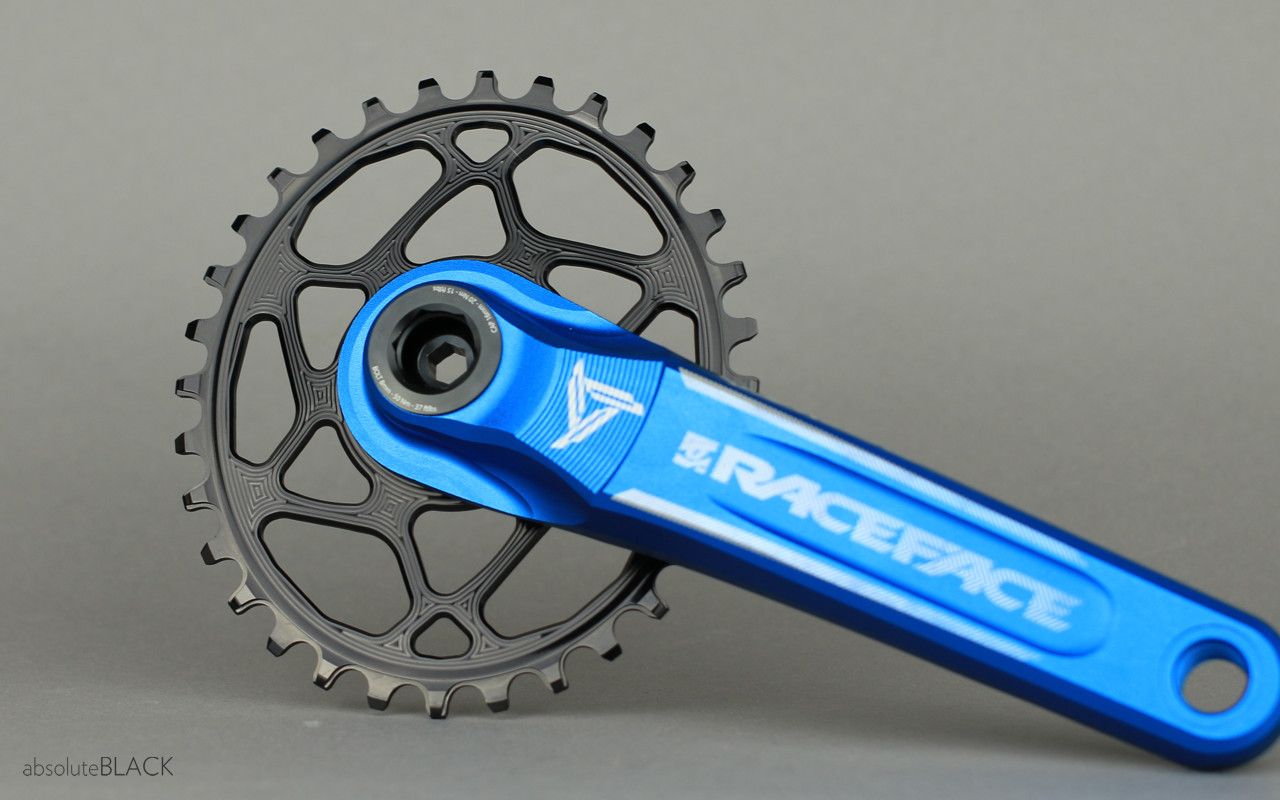 absoluteblack OVAL cinch traction chainring, narrow wide direct mount  for Race Face