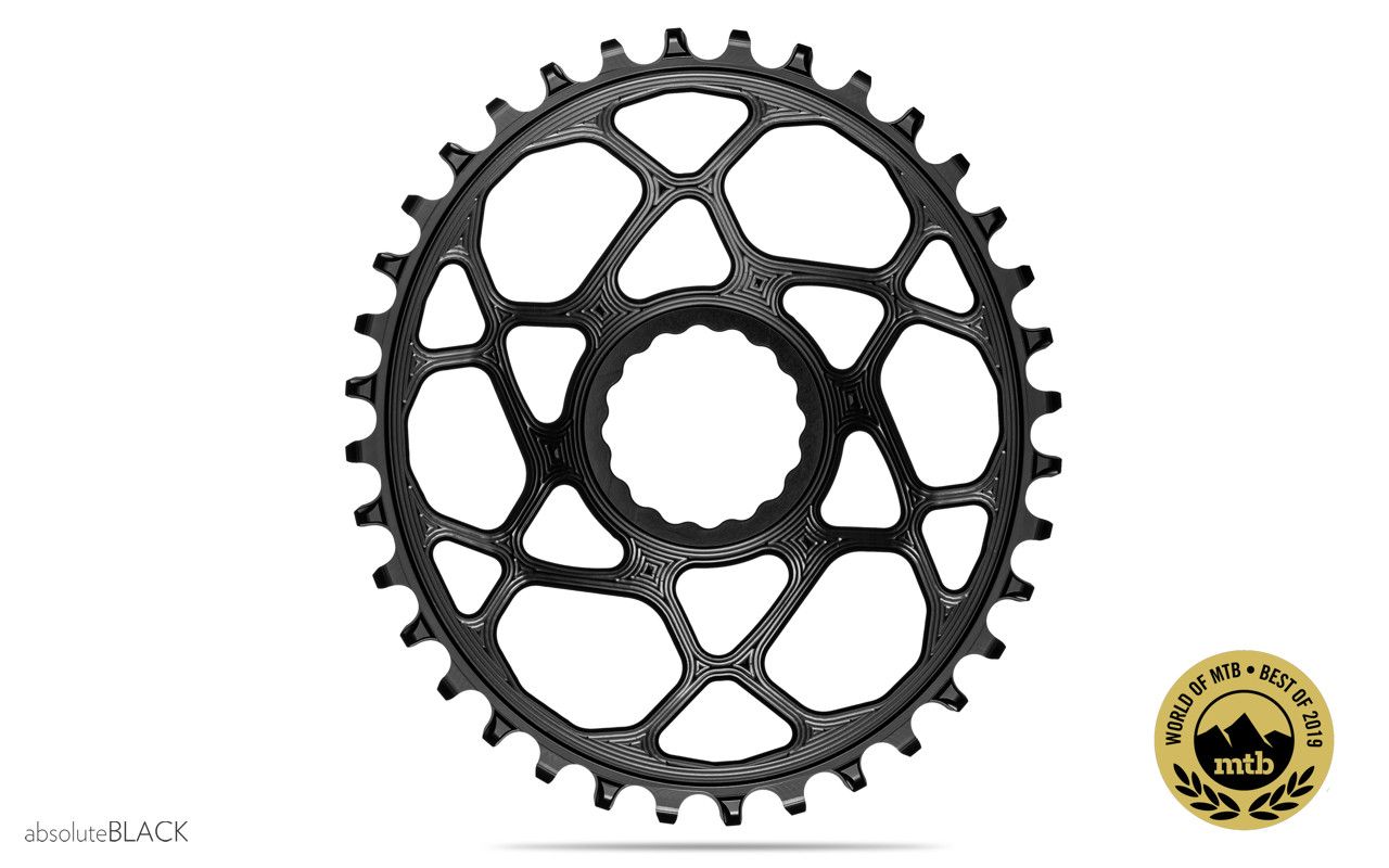 absoluteblack OVAL cinch traction chainring, narrow wide direct mount for Race Face absoluteblack OVAL cinch traction chainring, narrow wide direct mount for Race Face