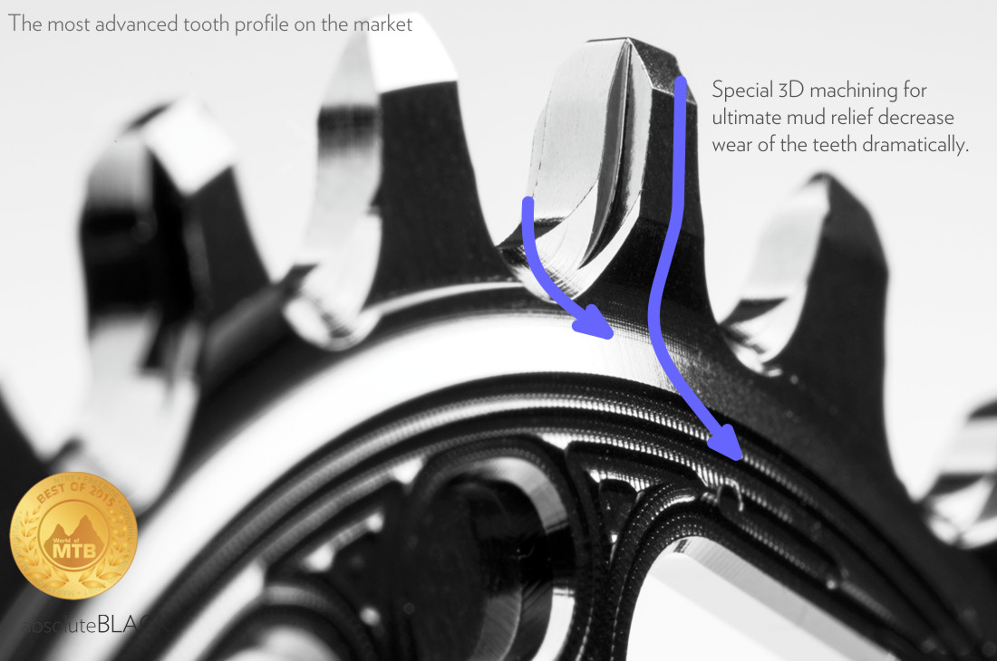 OVAL traction chainring for shimano XTR M9000