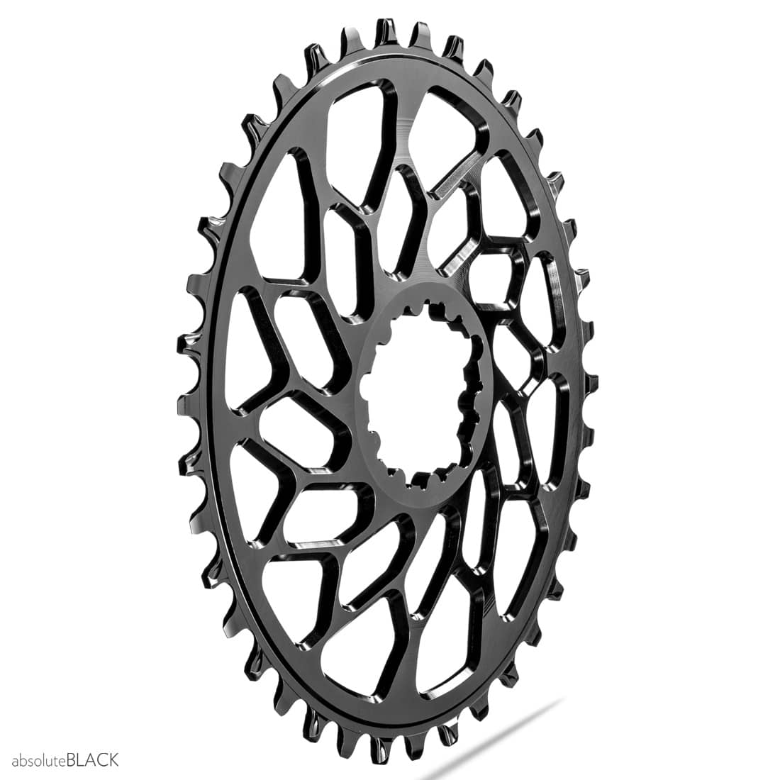 absoluteBLACK CX 1x OVAL N/W traction chainring for Sram absoluteBLACK CX 1x OVAL N/W traction chainring for Sram
