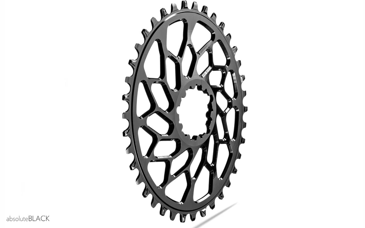 absoluteBLACK CX 1x OVAL N/W traction chainring for Sram absoluteBLACK CX 1x OVAL N/W traction chainring for Sram